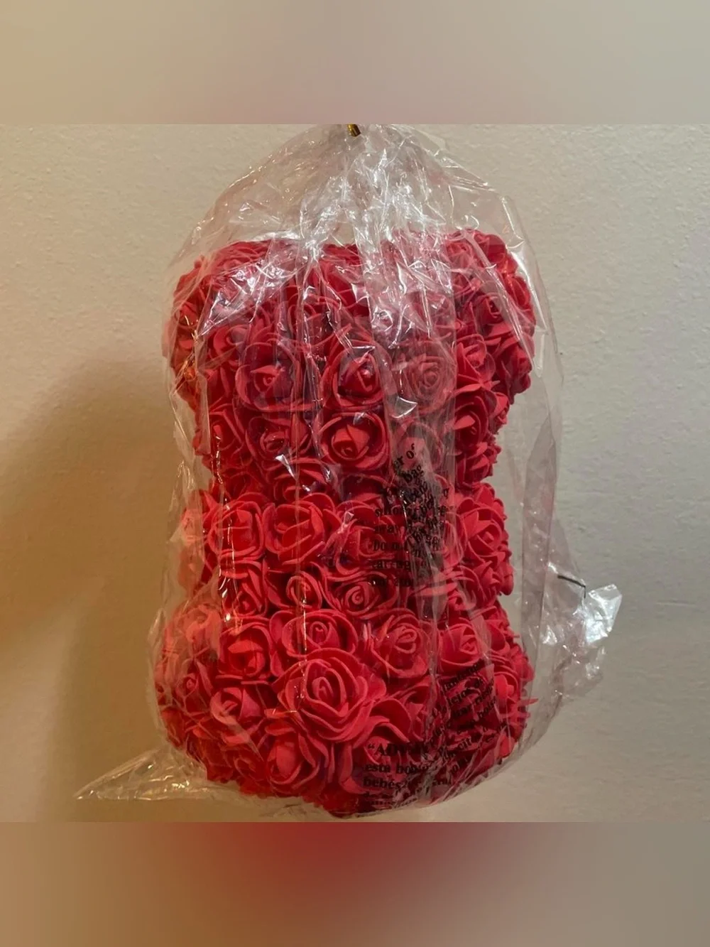 Red rose teddy bear